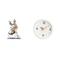 thumbnail image 1 of Escultura De Payaso Y Reloj De Pared Contemporáneo Fusionados Para Crear Un Centro De Mesa Artístico Y Una Elegante Decoración Para La Oficina En Casa., 1 of 8