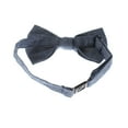 thumbnail image 3 of Child Chambray Adjustable Pre-Tied Bow Tie - Black, 3 of 5