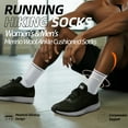 thumbnail image 4 of Mqamex Men's Quarter Athletic Socks,Moisture Wicking Breathable Cushioned Comfort,5 Pack, 4 of 6