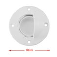 thumbnail image 3 of 2X Universal White Nylon Marine Boat Transom Deck Mount Drain Scupper Valve Screw Cap Bung Stopper Replacement, 3 of 6