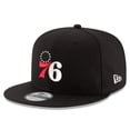 thumbnail image 3 of Men's New Era  Black Philadelphia 76ers 2026 NBA Playoffs 9FIFTY Snapback Hat, 3 of 4