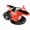 Orange, variant on Car Dashboard Drifting Rotating Airplane Ornament,2025 New Solar Powered Dashboard Drifting Rotating Airplane Ornament,Cars Interior Center Console Rotating Small Airplane Drift Accessories