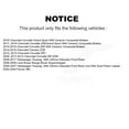 thumbnail image 2 of Positive Plus Semi-Metallic Disc Brake Pads PPF-D1165 for Car Chevrolet Volkswagen Touareg Corvette Camaro Land Rover Range Ferrari 360, 2 of 8