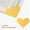 Yellow, variant on Clearance Office&Craft&Stationery under $5 Leather Heart Bookmarks Winjeto Cute Corner Page Book Marks For Teachers Students Book Reading Lovers For School Home