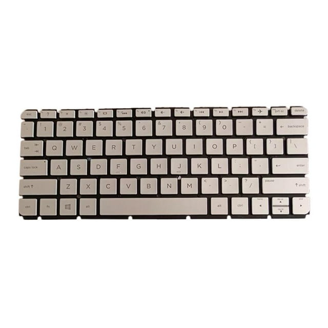 Completo . UU. con Retroiluminación Pieza de Repuesto para Envy 13-ab023TU 13-ab026TU, Color Negro Soledad Teclado de repuesto para computadora portátil