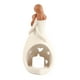 thumbnail image 4 of Candelabro NikouMX para luz de vela regalo del día de la madre color Blanco tamaño 20 × 10 × 9 cm, 4 of 8
