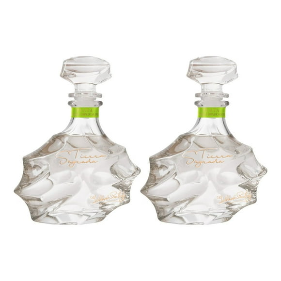 Duo Pack Tequila Tierra Sagrada Plata 100% Agave 750 Ml Tierra Sagrada Tequila, Blanco