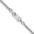 thumbnail image 3 of Auriga Fine Jewelry 925 Sterling Silver Rhodium-plated 1.75 mm Round Spiga Chain Necklace for Women 26", 3 of 6