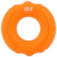 thumbnail image 1 of Pinza de mano de silicona sólida, ejercitador de fuerza, dedo, antebrazo, potencia muscular, Fitness (naranja 50LB), 1 of 8
