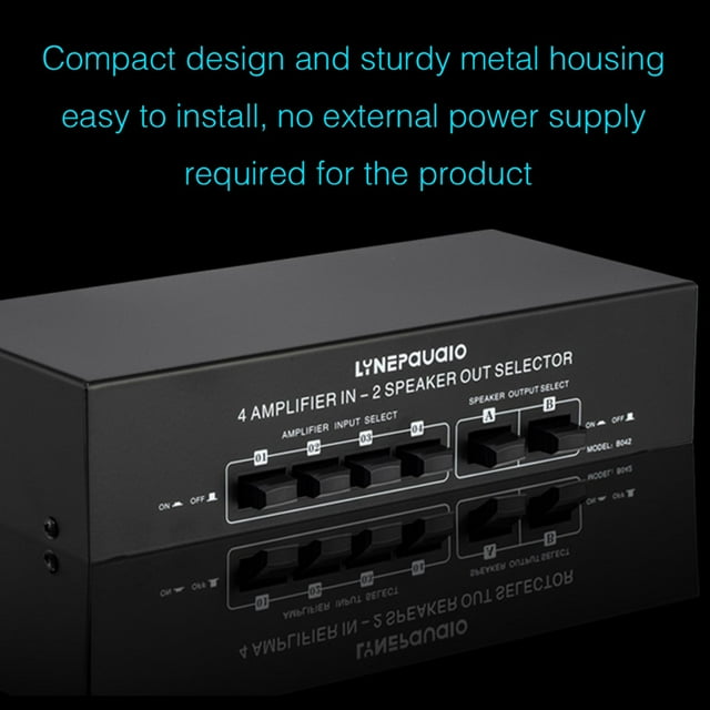 Interruptor selector de - Control de de del controlador de distribución de altavoces, compatible receptor de