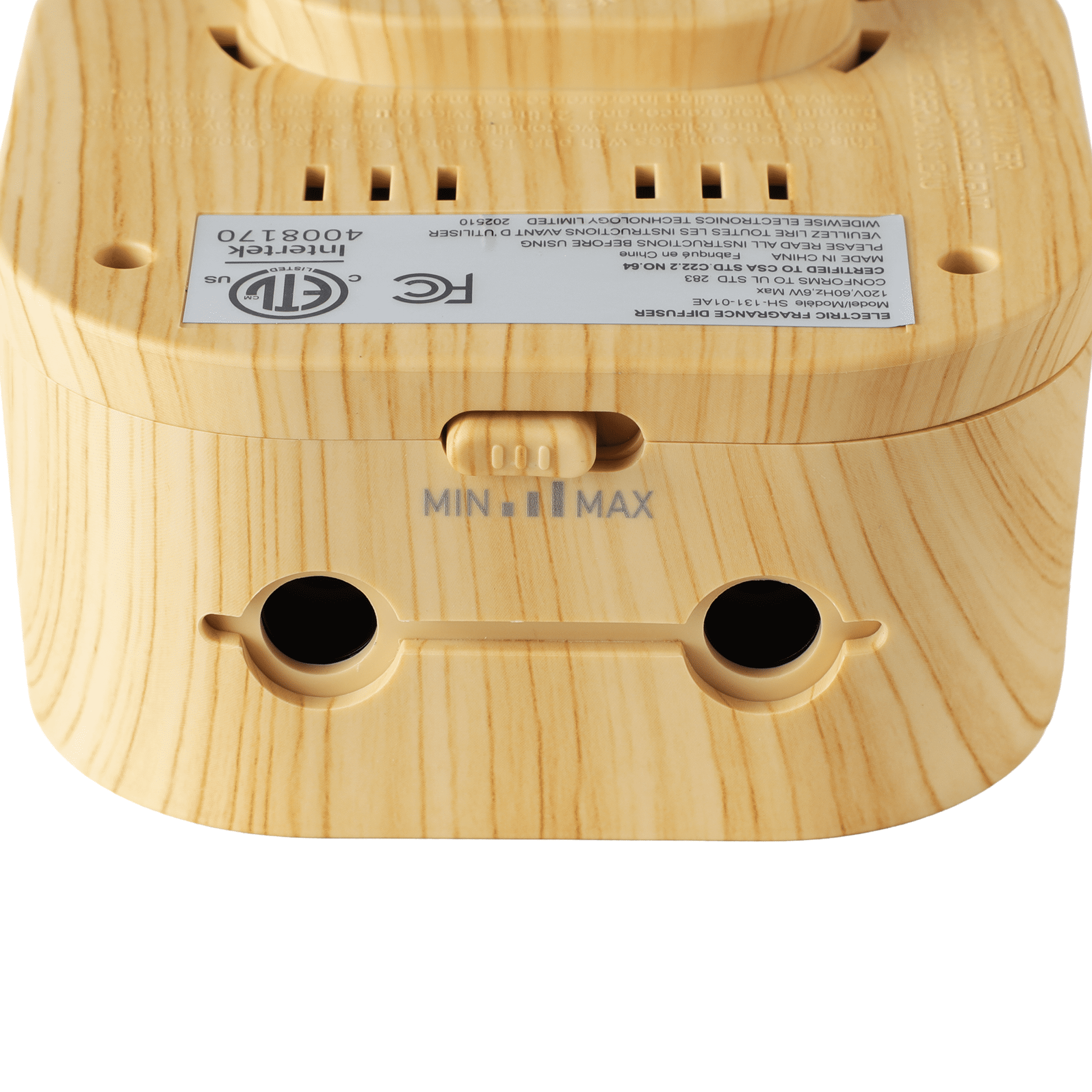 Allswell Dual Plug In Aroma Accent Fragrance Dispenser, Woodgrain