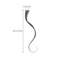 thumbnail image 2 of OULII Tape In Human Hair Extensions For Women Black Color For Daily Use Glamorous Looks Adds, 2 of 8