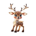 thumbnail image 3 of Navidad Elk Colgante,Navidad Elk colgante ornamento colgante de acrílico,Navidad Decoración Fiesta Invierno Año Nuevo Ventana,Xmas Holiday Wall Photo Prop Interior Puertas Oficina,Casa de, 3 of 8