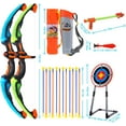 Bow and Arrow for Kids, Kids Archery Toy Set Includes 2 Bows,12 Suction