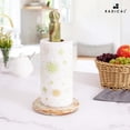 thumbnail image 2 of Radicaln Marble Paper Towel Holder 12.5 inch Natural Green Handmade Towel Stand for Bathroom and Kitchen, Premium Handmade Countertop Towel Holder, Elegant and Durable Design, 2 of 6