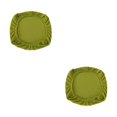 thumbnail image 1 of Funda para silla Naiovety elástica asiento protector hogar universal 2piezas amarillo, 1 of 6
