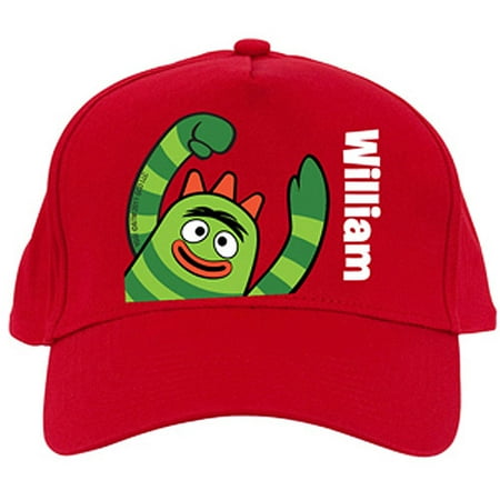 Personalized Yo Gabba Gabba! Brobee Red Baseball Cap