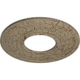 thumbnail image 3 of 29 3/8"OD x 11 5/8"ID x 1 1/8"P Anthony Ceiling Medallion (Fits Canopies up to 11 5/8"), Hand-Painted Gobi Desert Crackle, 3 of 6