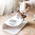 thumbnail image 3 of Bol pour Nourriture de Chat Inclinable à 15°, Bol de Base pour Alimentation des Animaux, Bol double Sans Pression Surélevé avec Support, 3 of 8