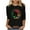 Type 32-Black, variant on Otvok Women'S Christmas Blouse Casual Christmas Tree Print Round Neck 3/4 Sleeve T-Shirt