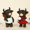 thumbnail image 1 of Adornos para San Valentín, regalos para San Valentín, rosas y figuritas para novias, adornos de escritorio, adornos de resina., 1 of 6