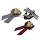 thumbnail image 1 of 3 Unids Mujeres Mens Bowknot Broche Cinta De Cuello Camisa Vestido De La Joyería Sunnimix Corbata de lazo Broche de corbata británico, 1 of 8