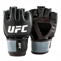 UFC MMA Grappling Mixed Martial Arts Gloves for Training, Black, 5 oz