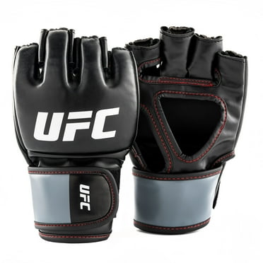 UFC MMA Grappling Mixed Martial Arts Gloves for Training, Black, 5 oz