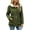Army Green, variant on Women's Fleece Lined Parka Jacket Drawstring Waist Hooded Long Sleeve Button Zip Up Winter Thick Coat with Pockets Casual Warm Outerwear Khaki