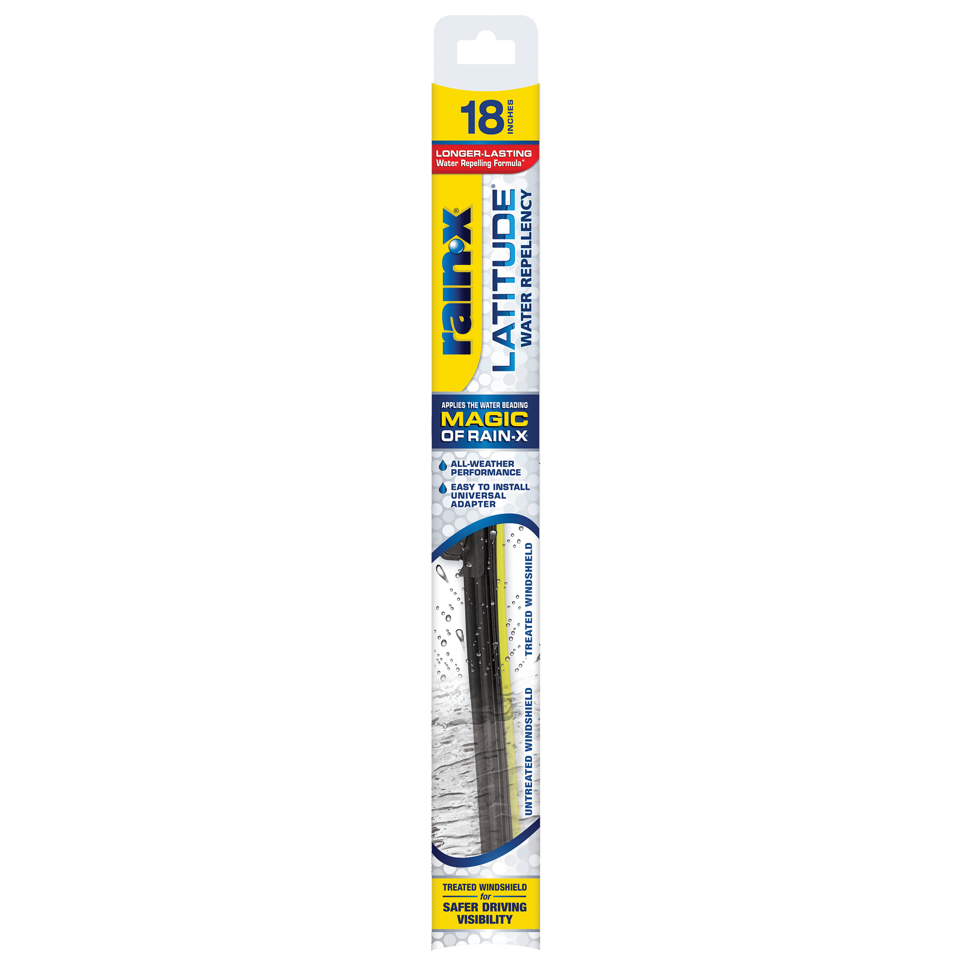 Rain-X Latitude Water Repellency 18" 2-in-1 Windshield Wiper Blade