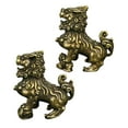 thumbnail image 5 of Qumonin Pair of Wealth Prosperity Fu Foo Dogs Feng Shui Statues, 5 of 5