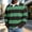 Green, variant on Mens Fall Sweatshirts Quarter Button Patchwork Turndown Collar Long Sleeve Fashion Casual Sweatshirt Mint Green XXXL
