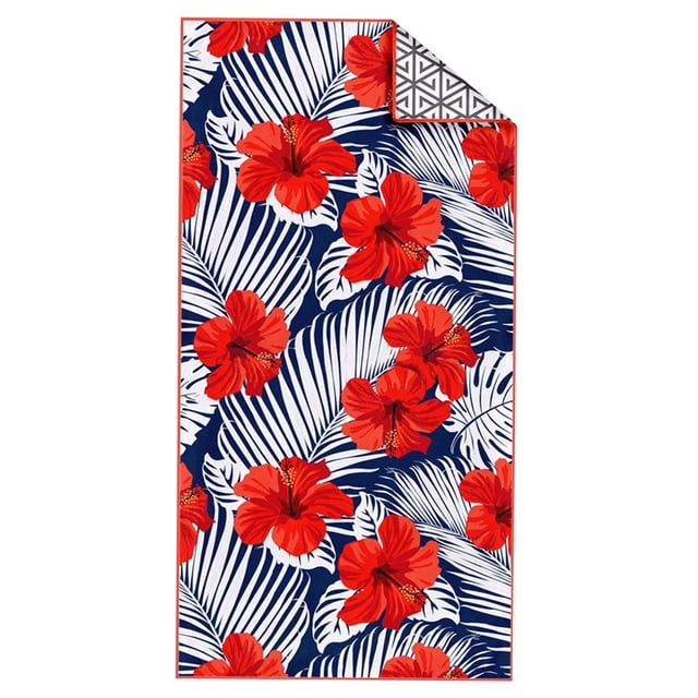 Toalla de playa de secado rápido para viajes: extragrande, 80 × 160 cm, natación, piscina, yoga, viajes