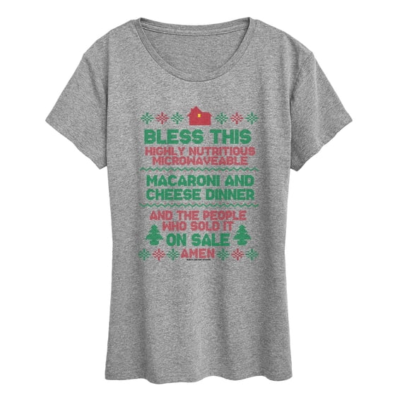 Home Alone - Mac Cheese Amen - Women's Short Sleeve Graphic T-Shirt