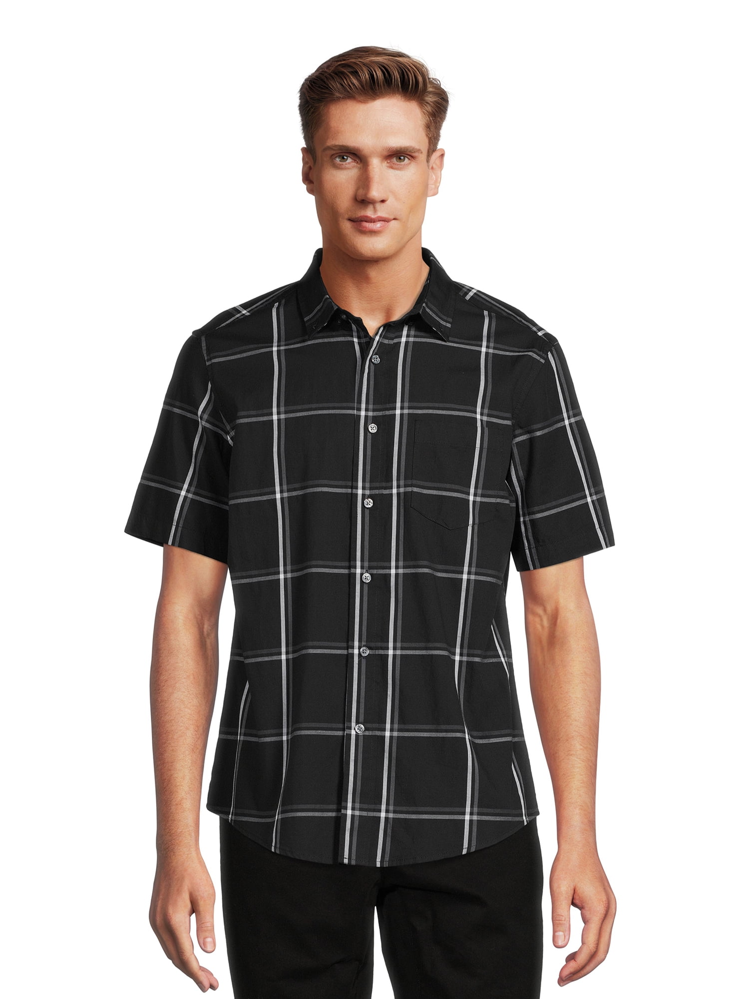 George Men’s Poplin Shirt with Short Sleeves