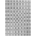 thumbnail image 2 of Addison Rugs Chantille Indoor/Outdoor Transitional Squares Gray Washable Rectangle Rug, 10' x 14', 2 of 6