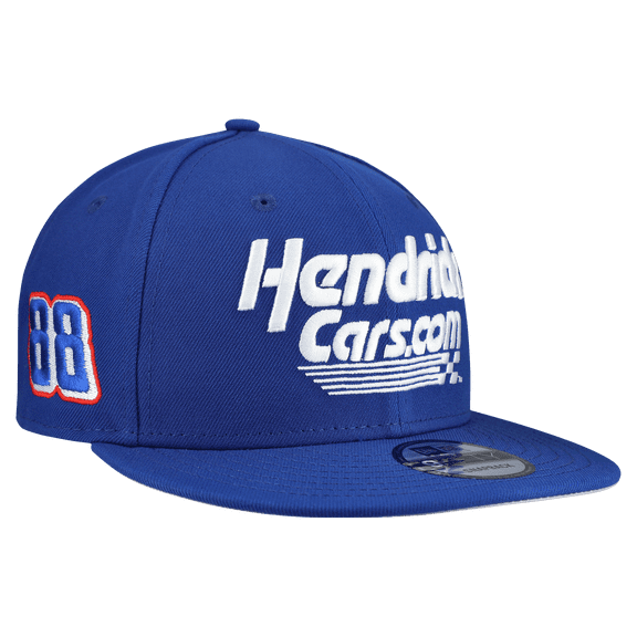 Men's New Era Blue JR Motorsports #88 HendrickCars.com 9FIFTY Snapback Hat
