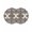 brown, variant on Gray Boho Round 13 Inch Placemats Set of 4, Southwestern Ethnic Aztec Retro Geometric HeatResistant Non Slip Place Mats for Dining Table, Wipeable Braided Kitchen Table Mats for Housewarming