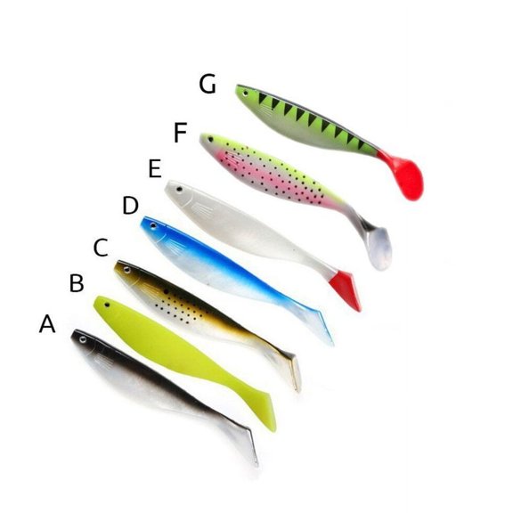 9" Large Shad Soft Swimbait - Pattern D