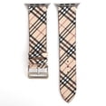 thumbnail image 1 of Correa para Apple Watch Correa de cuero a cuadros de moda para Apple Watch 7-1 Correa de cuero para iWatch 7, 1 of 6