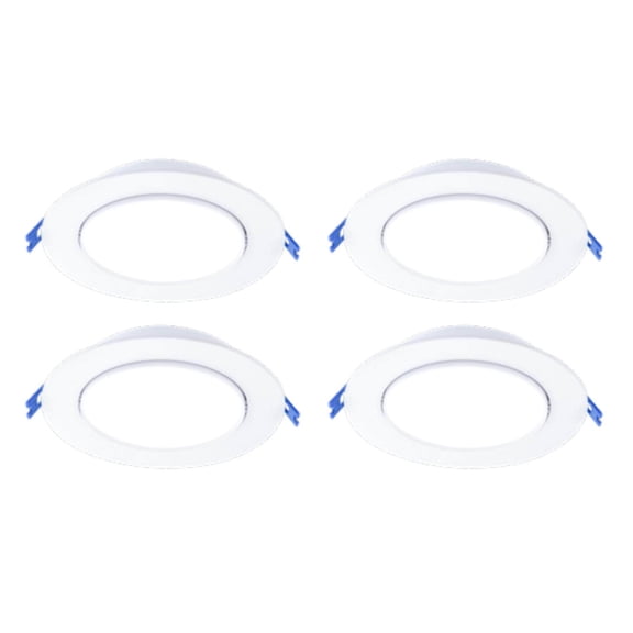 (case of 4) Philips Lightolier LED Gimbal, 3 inch round, Selectable Color Temperature, Selectable lumens, adjustable eyeball Gimbal, GB3RSLMZ10SCTUW