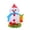 Handmade Plush Snowman #B, variant on Electric Dancing Santa with Shaking Bottom, Animated Plush Figure for Holiday Home Decorations, Funny Christmas Gifts for Family Table Decor