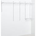 Rubbermaid FastTrack FreeSlide Expandable Closet Organizer, 4 to 8 foot