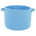 thumbnail image 2 of Rhody Rug HB03B014X010 14 x 10 in. Happy Braids Solid Sand Beige Basket, 2 of 2