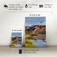 thumbnail image 5 of North Dakota, Bison Crossing River (12x18 Aluminum Art, Indoor Outdoor Metal Sign Decor), 5 of 5