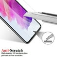 thumbnail image 5 of Vultic [3 Pack] Screen Protector for Samsung Galaxy S21 FE 5G [Case Friendly], Tempered Glass Film Cover, 5 of 5