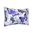 thumbnail image 2 of Easygdp Butterflies Pillowcase 20×30 inches, Throw Pillowcase with Invisible Zipper for Bedroom, Sofa, Office, 2 of 8