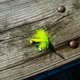 thumbnail image 4 of Blakemore B2-1003-012 Road Runner Marabou Jighead 1/8oz, Chartreuse,Underspin Fishing jig., 4 of 4
