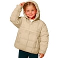 thumbnail image 2 of Abrigo de invierno para niños de 4 a 14 años, chaquetas acolchadas para actividades al aire libre, blusa para niña, 2 of 9