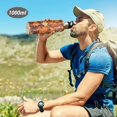 thumbnail image 6 of Yayeee 20oz Insulated Water Bottle Double Wall Stainless Steel with Flip Straw Lid, Fall Pattern, 6 of 7